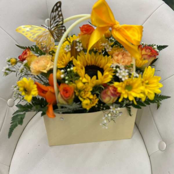 Flowers in a bag