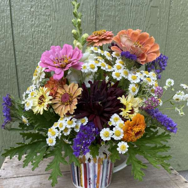 Birthday Mug of Flowers