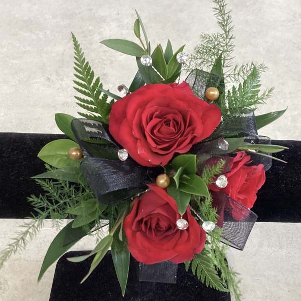 Red Rose Wrist Corsage