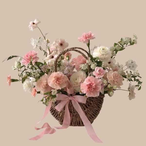 Pink Baby & Basket