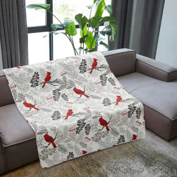 Cardinals Quilted Throw