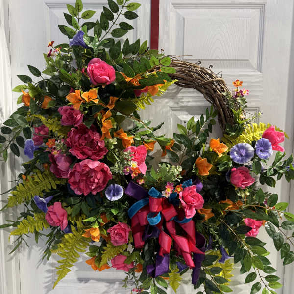 Door Wreath Spring - summer