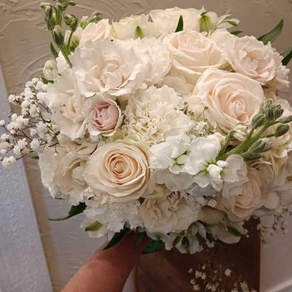 Claudia's bridal bouquet