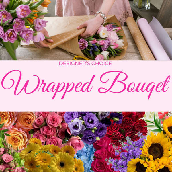 Designer's Choice Wrapped Bouquet