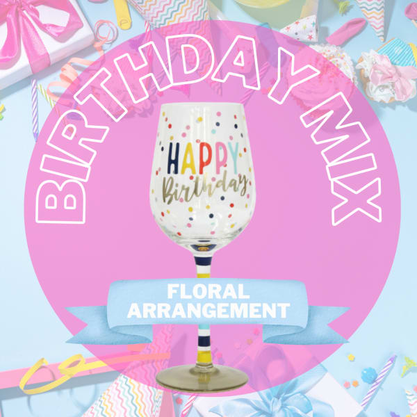 Wine Glass - Birthday Mix