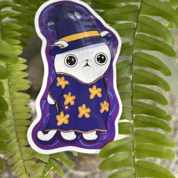 Wizard Cat Sticker