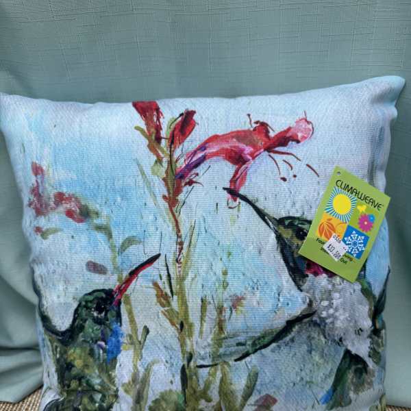 HUMMINGBIRD PILLOW