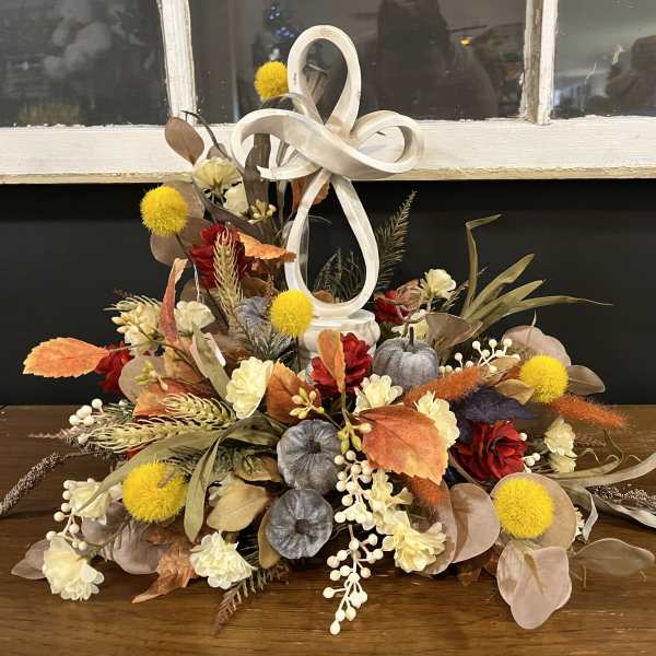Infinity Cross with Fall Silks