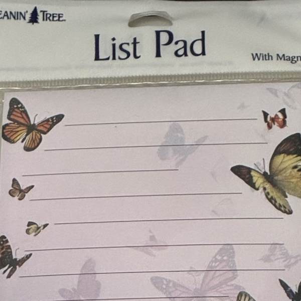 Butterfly List Pad