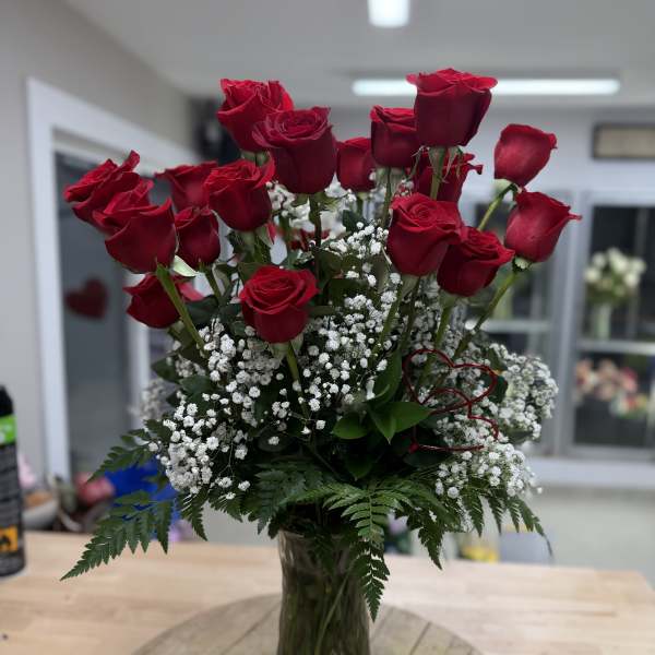 18 Roses - Vase