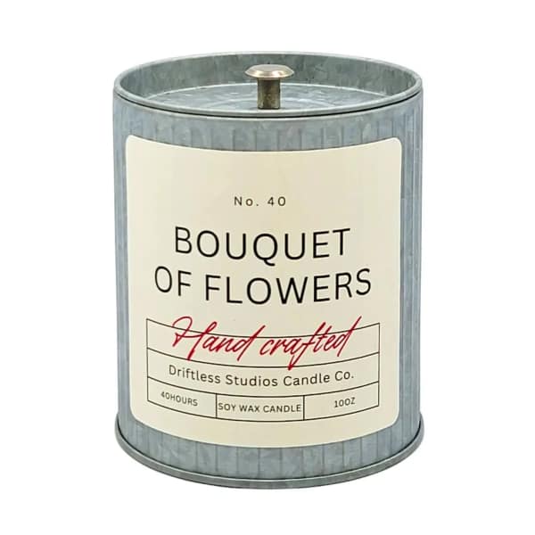 Bouquet of Flowers Farmhouse Soy Candle
