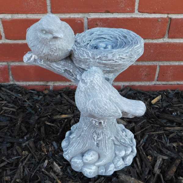 Nesting Birds Cement Statue
