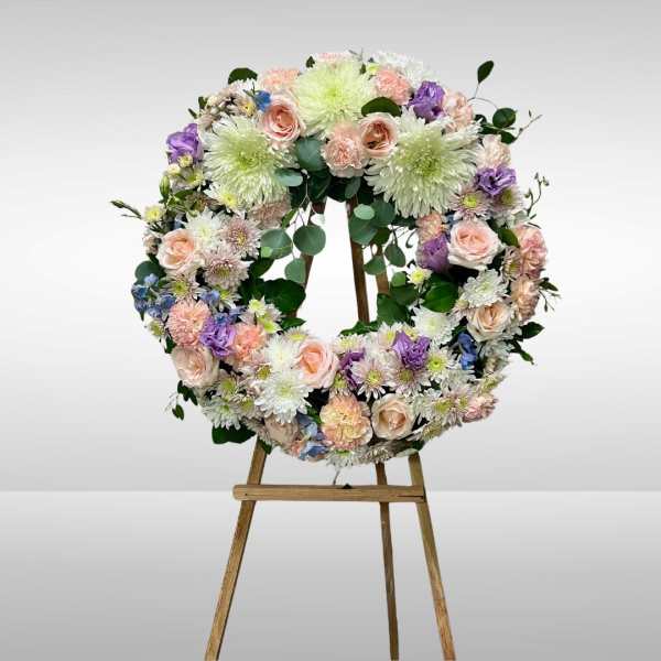 Soft and Sweet Wreath (displaying premium)