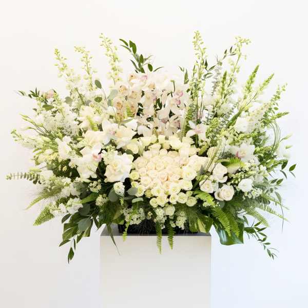 XL Funeral Arrangement Casket Base - Please order at least 2 days in advance