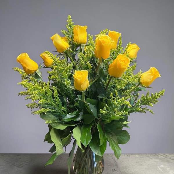 Dozen Yellow Roses