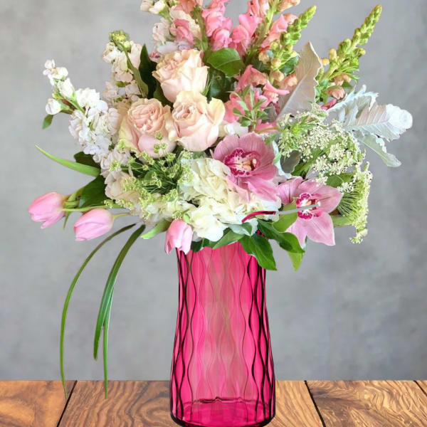 Blushing garden