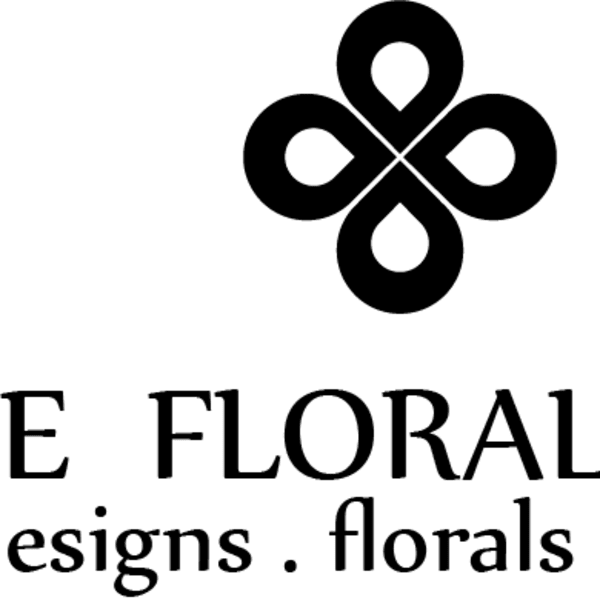 Logo for Luxe Floral Studio with a floral icon and text