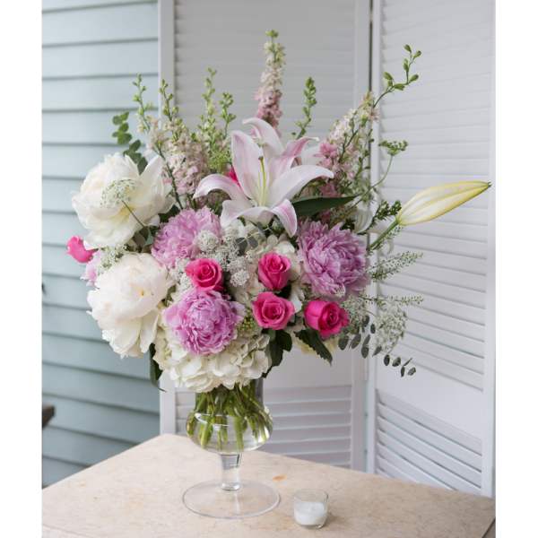 Peonies, Hydrangeas, Roses, and Lilies
