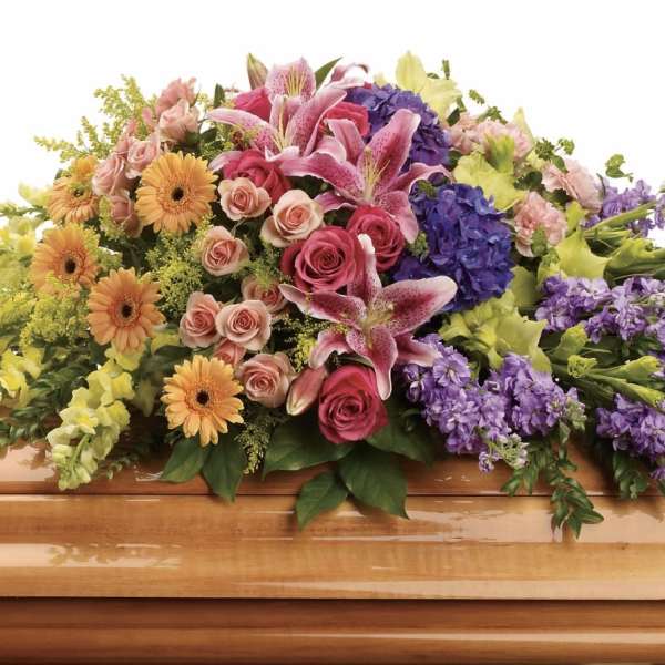 Garden of Sweet Memories Casket Spray