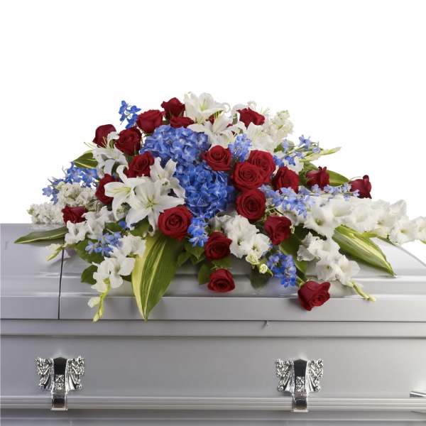 Distinguished Service Casket Spray