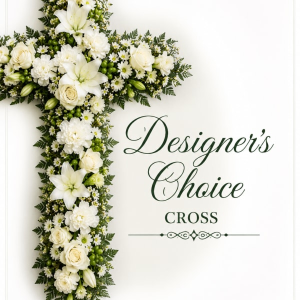 Sacred White Tribute Cross