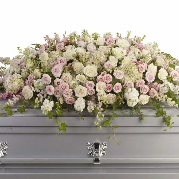 Always adored Casket Spray