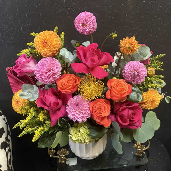 Tropical Dalhia Love Bouquet