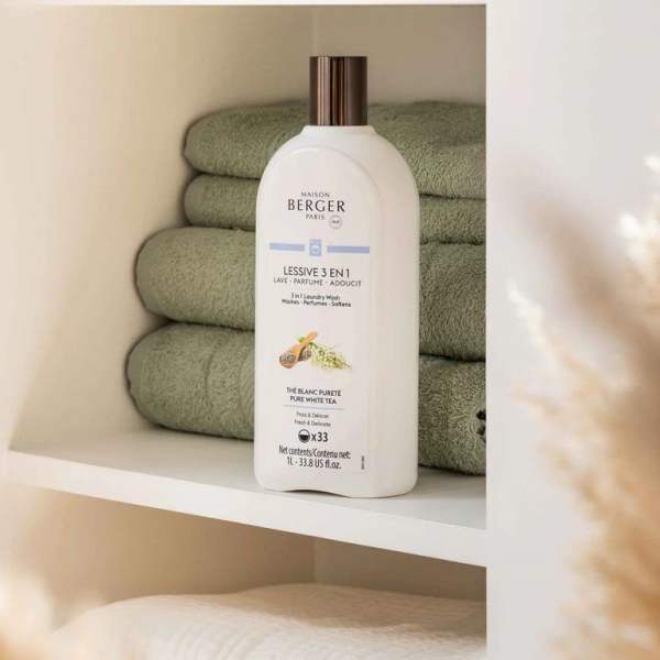 Pure White tea laundry detergent - Maison Berger