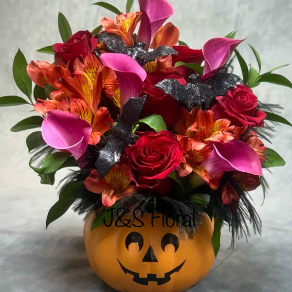 Spooky Pumpkin Blooms