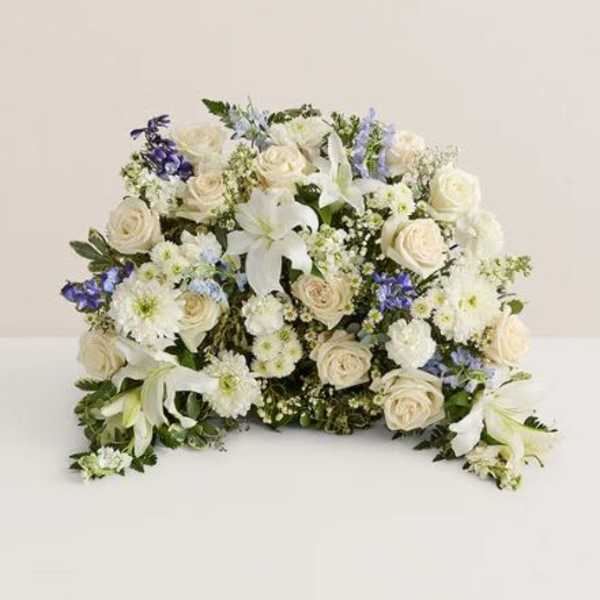 Crescent Cremation - blue & white