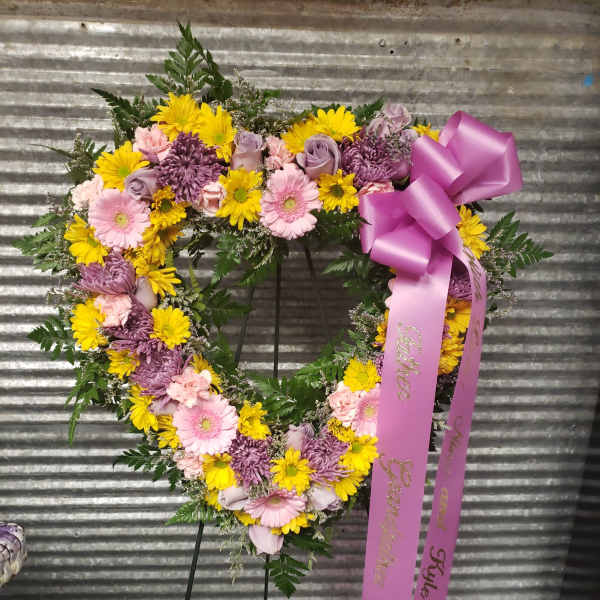 Pastel Open Heart