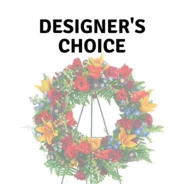 Designer's Choice Funeral Wreath