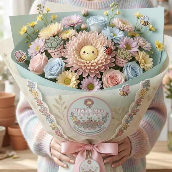 $100 Wrapped Seasonal Bouquet