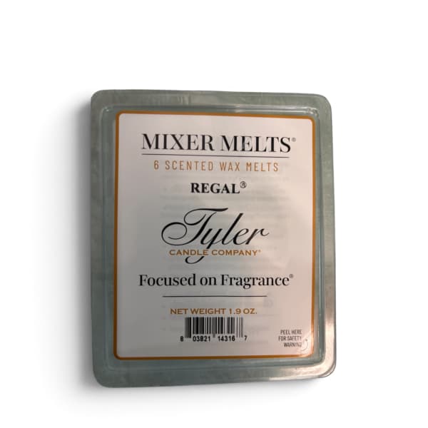 Pack of scented wax melts in a plastic clamshell container