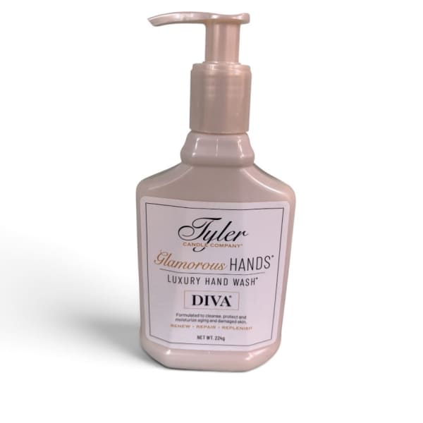 Pink pump bottle of luxury hand wash