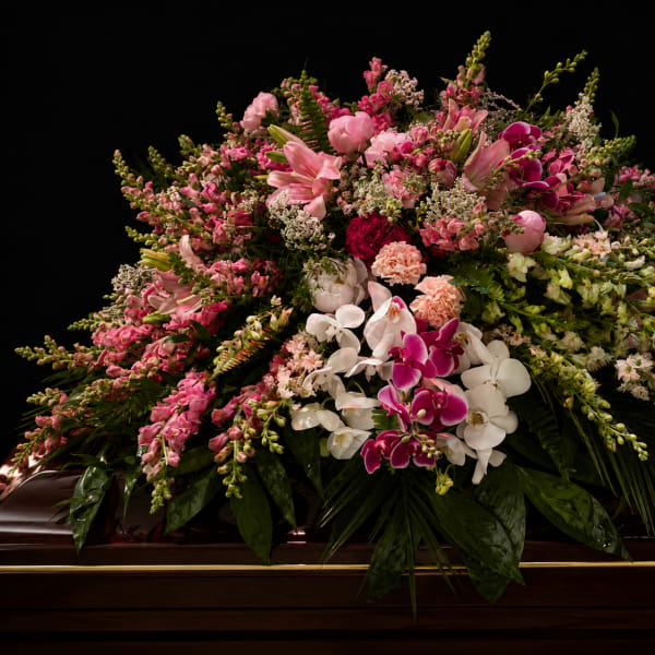 Garden Of Love Casket Spray