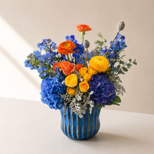 Monet – Vibrant Garden Flower Arrangement | Same-Day Flower Delivery Los Angeles