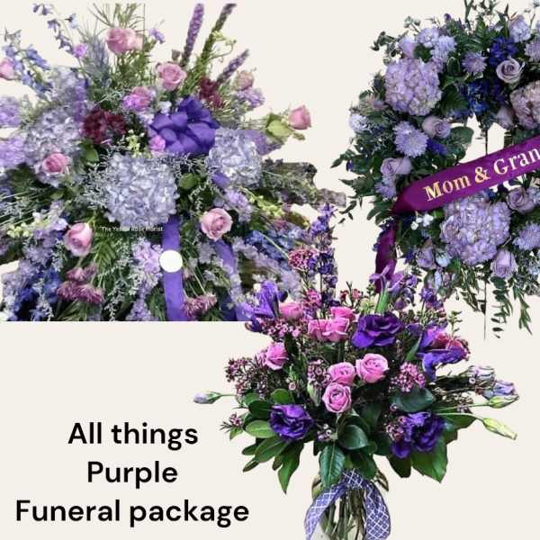 All Things Purple Funeral Package