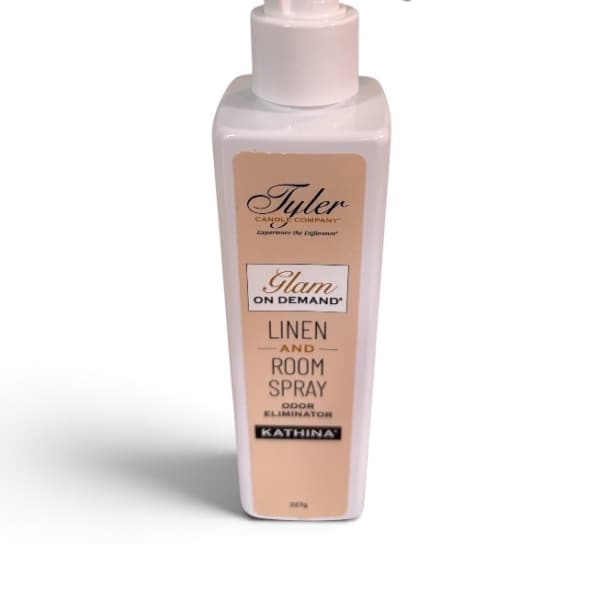 Pink linen and room spray bottle with a trigger nozzle