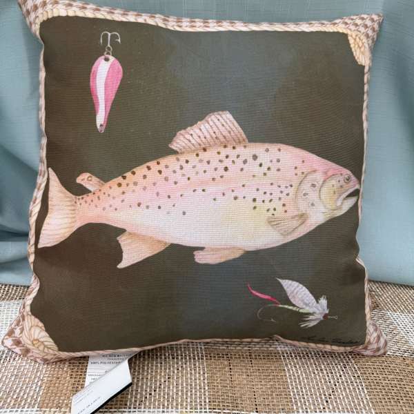REVERSABLE FISH PILLOW