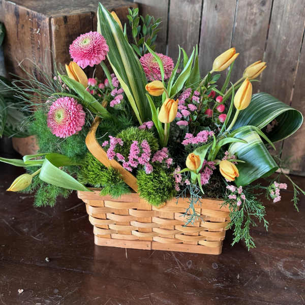 Spring in Bloom – Basket | Spring Flower Basket