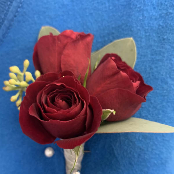 Red Celebration Boutonniere