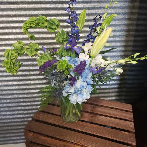 Blue and Green vase