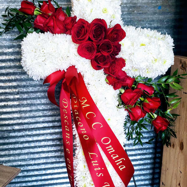 Red and white Cross
