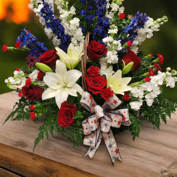 Patriotic basket