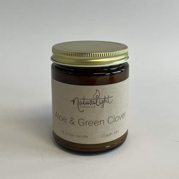 Natural Lights Aloe & Green Clover Candle
