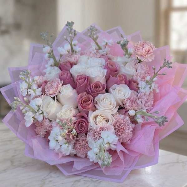 Blush Garden Luxury Arrangement