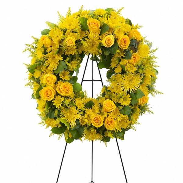 Sunlit Rays Standing Wreath