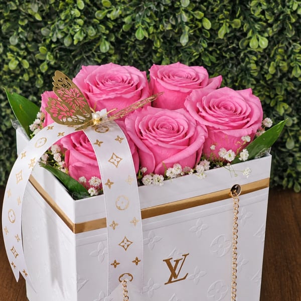 White LV Bag