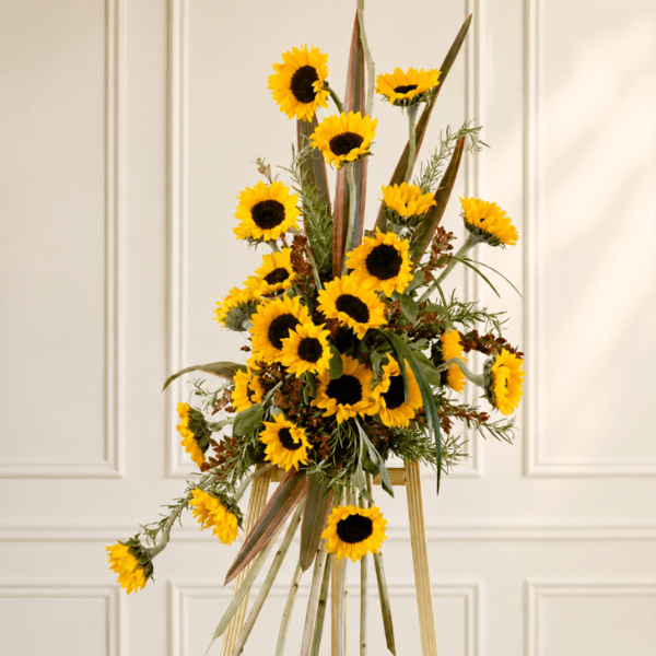 Golden Remembrance Standing Spray